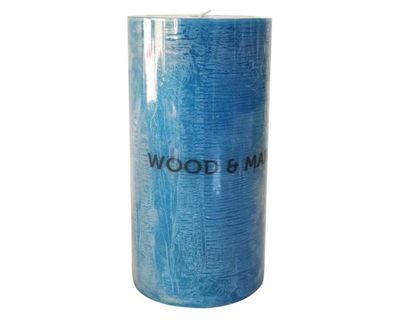 Vela 15 cm Pilar azul