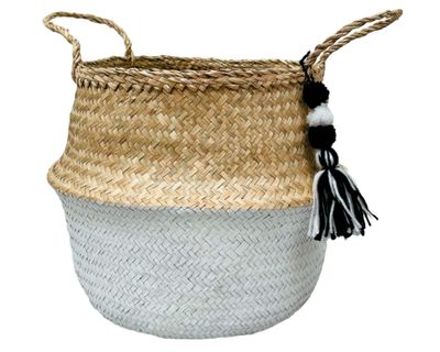 Canasto fibra natural 35 cm D3