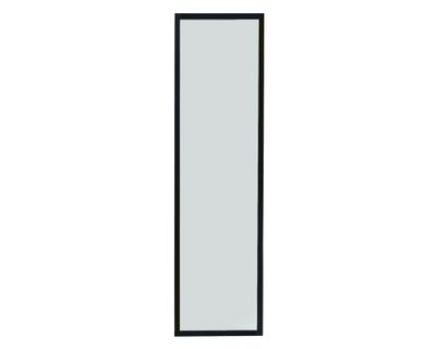 Espejo 125.6x34 cm pared alto negro