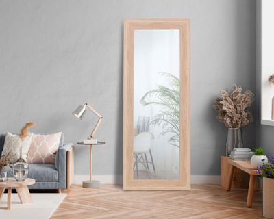 Imagen 2 del producto Espejo 165x65 cm Look madera textura