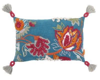 Cojín bordado 30x50 cm C18
