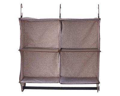 Organizador clóset colgante tela 4 espacios