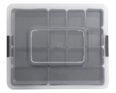 Imagen 2 del producto Caja org plástica 4.8l 3 cestos interior