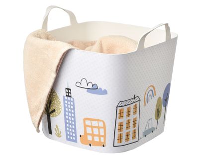 Imagen 2 del producto Hamper asas plástico infantil Ciudad