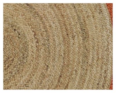 Imagen 2 del producto Alfombra redonda 150 cm Cancun naranjo