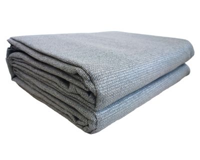 Malla sombra triangular gris 3x3 m