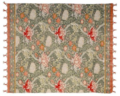 Alfombra 60x90 cm Borda green