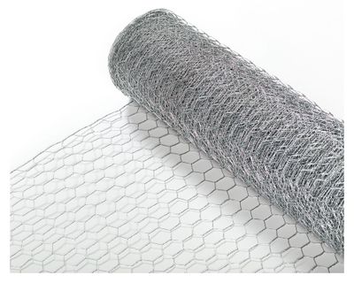 Malla hexagonal gris 3/4"" 60x500 cm