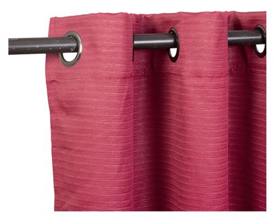 Imagen 2 del producto Set cortina 140x220 cm Frutillar burdeo 8 piezas