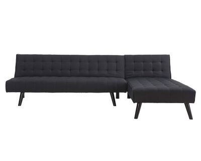 Sofá seccional Paris negro