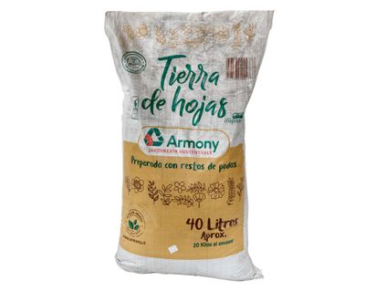 Tierra de hojas 40 litros natural