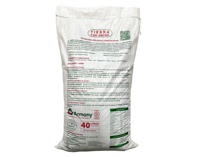 Imagen 2 del producto Tierra con abono 40 litros natural