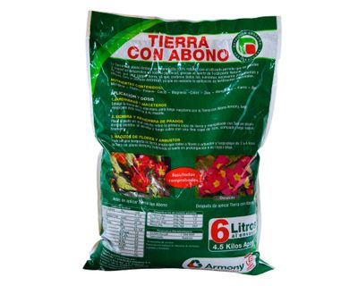 Imagen 2 del producto Tierra con abono 6 litros natural