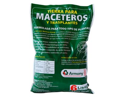 Imagen 2 del producto Tierra para macetero 6 litros natural