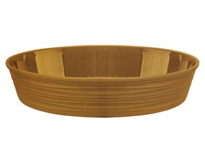 Imagen 1 del producto Plato base maceta redondo Piedra N° 33 mostaza 5x27 cm