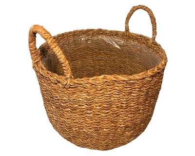 Macetero canasto 38 cm Delhi natural