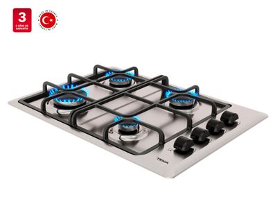 Imagen 2 del producto Encimera a gas 4 quemadores HLX540 KBB0C IX inox