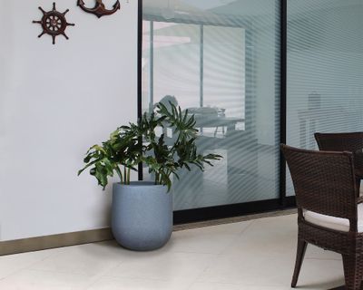 Imagen 2 del producto Maceta Rustic Cask 44 cm charcoal