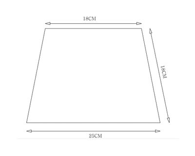 Imagen 2 del producto Pantalla lámpara blanco 25 cm