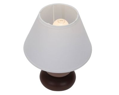 Imagen 2 del producto Lámpara sobremesa E27 1L 2 unidades taupe