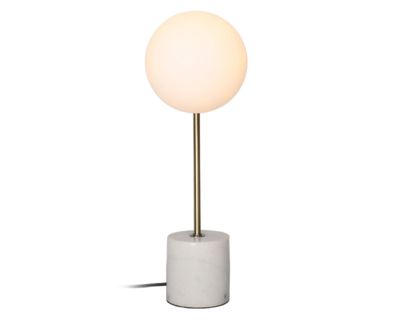 Lámpara sobremesa E27 1L Mármol