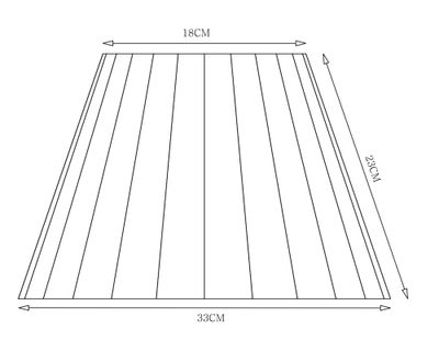 Imagen 2 del producto Pantalla plisada 33 cm