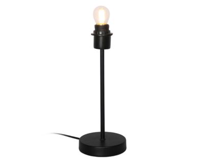 Lámpara mesa Base negro E27 1L