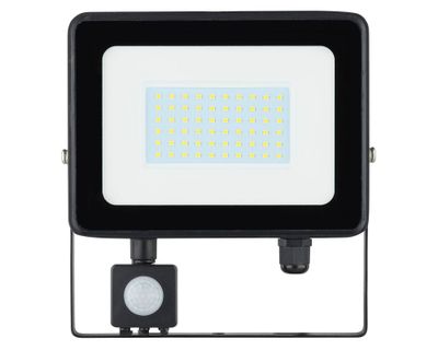 Proyector LED con sensor 50W luz fría