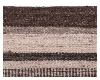 Imagen 2 del producto Alfombra living-comedor 160x230 cm Kelim Tribal Wadmal gris/café