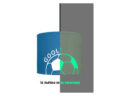 Imagen 2 del producto Lámpara colgar LED luminiscente E27 1L Pelota azul