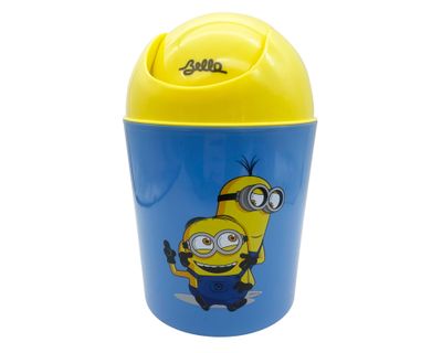 Imagen 2 del producto Basurero Minions celeste 19 cm