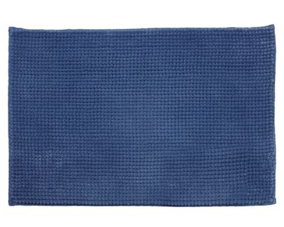 Imagen 1 del producto Piso baño Shaggy azul 40x60 cm