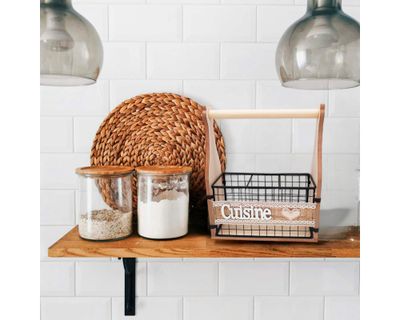 Imagen 2 del producto Porta cubiertos con asa para cocina 28x23x9 cm