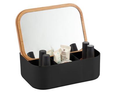 Imagen 2 del producto Caja organizadora bambú/negro 15.5x11.3x5.8 cm