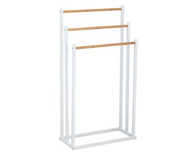 Colgador toalla blanco 85x45x22 cm