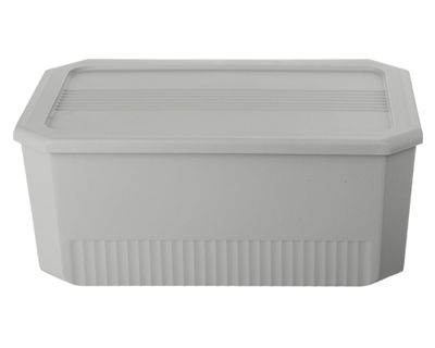 Caja organizadora Octagonal gris 15 litros