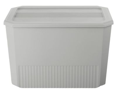 Imagen 1 del producto Caja organizadora Octagonal gris 24x36.7x26 cm