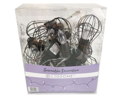 Guirnalda decorativa luz cálida Marina cobre