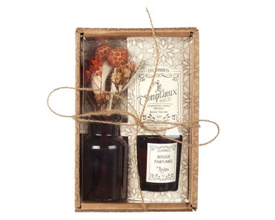 Imagen 2 del producto Vela + flores decorativas The Gift