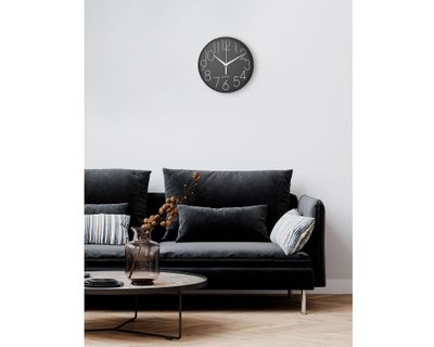 Imagen 2 del producto Reloj negro 25 cm