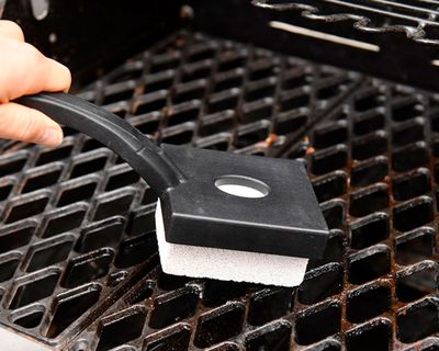 Imagen 2 del producto Piedra limpia parrilla con soporte