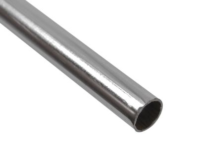 Tubo cortina 12 mm 2 m liso cromado Metalhsa