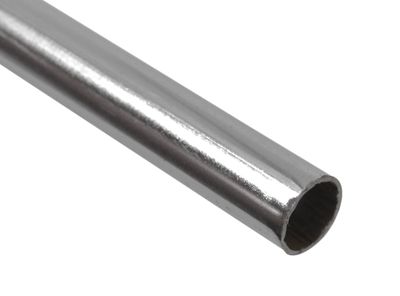 Imagen 2 del producto Tubo cortina 12 mm 2,5 m liso cromado Metalhsa