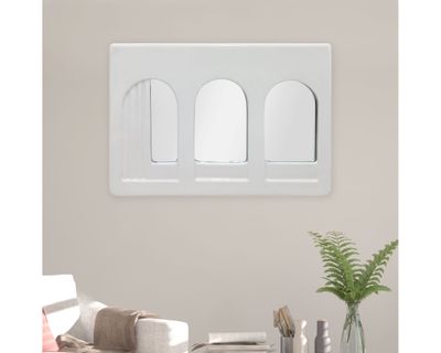 Imagen 2 del producto Espejo Artemisa blanco 22.3x15.2x1.1 cm