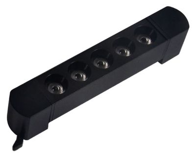 Foco LED riel dirigido 10 W 1 luz neutra negro