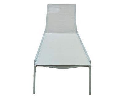 Reposera aluminio gris