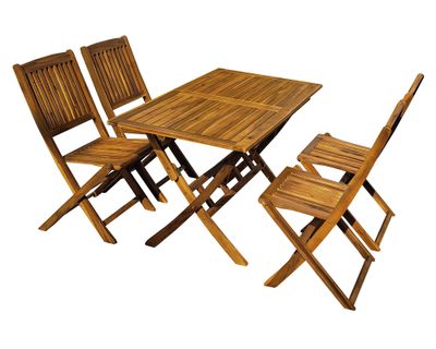 Comedor 4 personas San Sebastián madera acacia