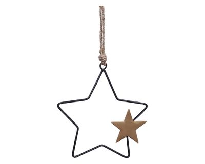 Colgante decorativo Estrella doble Indi