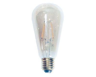Ampolleta led 6W E27 luz fría ST64 Filamento