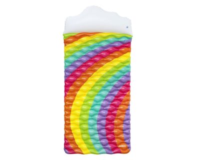 Colchoneta inflable Rainbow dreams 25x76x161 cm
